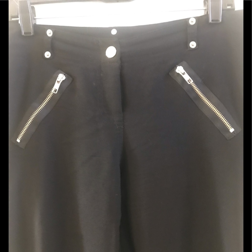 Black I (Heart) U Sz Jr 9 Zipper Tie PANTS